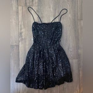 Windsor Sassy In Sequins Skater Dress